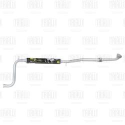 Глушитель для а/м Лада 1118 Kalina доп. (резонатор) с гоф. и стронг. (алюм. сталь) (EAM 0144) T-Sport