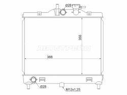 Радиатор Kia Picanto 03-11