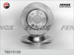 TB215150 Диск тормозной FORD GALAXY 95-06/SEAT ALHAMBRA 96-10/VW SHARAN 95- задний
