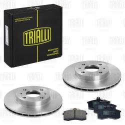 Комплект торм. дисков и колодок для а/м Лада 2110 R-13 перед. (BK 135)