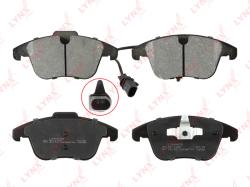 Колодки тормозные AUDI A4/A4 ALLROAD/A5 1.8-3.2 07- передние с датч. BD-1220