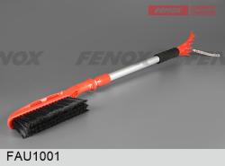 FAU1001 Щетка с мягкой щетиной, теле.поролоновая рукоятка/скребок 93-130см