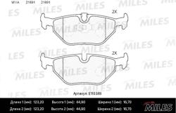 E110388 Колодки тормозные BMW E39 96>04 задние SemiMetallic