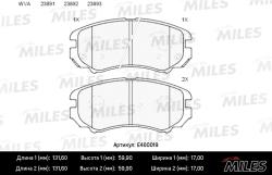 E400019 Колодки тормозные HYUNDAI TUCSON/KIA SPORTAGE 04- передние LowMetallic