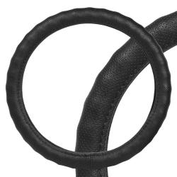 Оплетка на руль ребристая, перфорированная кожа, черная, 37-39 см/М (AWC-RS-13M)