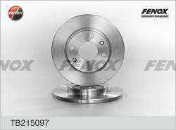 Диск тормозной CITROEN XSARA 97-05/PEUGEOT 206 98-/306 93-01 передний не вент. TB215097
