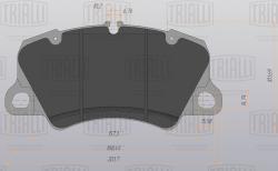 Колодки торм. для а/м Ferrari 488 (15-)/F8 (19-) диск. перед. (для карбон-керам. дисков) (PFR 6100)
