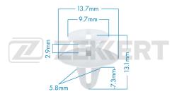 Клипса крепёжная Ford (миним. кол-во заказа 10 шт) be-1620