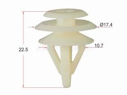 Клипса обшивки двери HONDA (1 шт.)