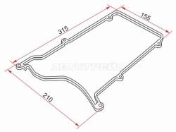 Прокладка клапанной крышки TOYOTA DUET M1#0 EJDE 98-04