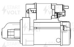 Стартер для а/м BMW X5 F15 (13-)/X6 F16 (14-) 3.0i 1,6кВт (LSt 2619)