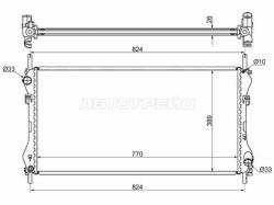 Радиатор Ford Transit 00-06