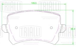 Колодки торм. для а/м Haval F7/F7x (18-) диск. зад. (PF 2207)