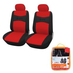 AIRLINE ACS-PP-08 Чехлы для сидений универсал. &quot;RS-2&quot;, передние, 2 шт. (4 предм.), полиэстер, черн./красн.