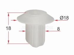 Клипса под винт FORD (1 шт.)