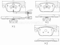 Колодки тормозные (Спереди) Audi A4 15- / A5 16- / S5 17-