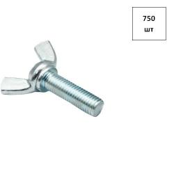 Винт барашковый 6х10 DIN 316 оц. 750шт FORTLUFT sts023361