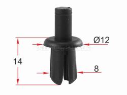 Клипса крепежная LAND ROVER (1 шт.)