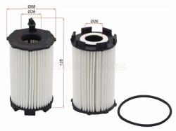 Фильтр масляный (картридж) AUDI Q7 4,2 06-10/A8 4,2 07-17/VW TOUAREG 4,2 07-10