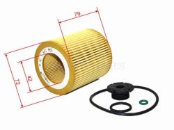Фильтр масляный (картридж) BMW 3-SERIES 320i/328i 11-/5-SERIES 520i 10-16/X1 20i 11-15/X4 20i/28i 14