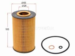 Фильтр масляный (картридж) BMW 3-SERIES 87-02/5-SERIES 95-96/Z3 96-03