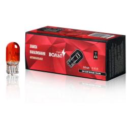 STARTVOLT VL-W3-09 Лампа накаливания жёлтая 24V 21W W3X16D бесцокольная