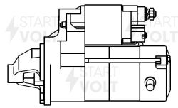 Стартер для а/м Toyota Vitz (99-) 1.0i/1.3i 1кВт (LSt 1917)