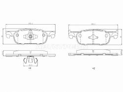 Колодки тормозные (Спереди) Renault Logan 14-22 / Sandero 14-22 / Dacia Logan 12-16 / Sandero 12-19