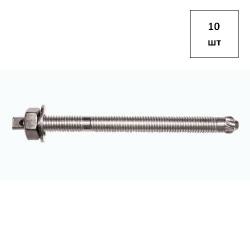 Шпилька MAXIMA М 10х130 10шт FORTLUFT sts022175