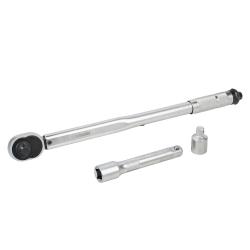 Ключ динамометрический 1/2" 40-210Нм, набор 2 пр. (адаптер 3/8", удл. 1/2" 125мм), кейс (ATBN009)