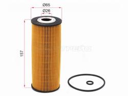 Фильтр масляный (картридж) VOLKSWAGEN CRAFTER 2.5 TDI 06-/PASSAT B5 1.9/2.0 TDI 98-05