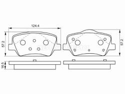 Колодки тормозные (Сзади) Zeekr 001 21-