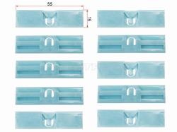 Клипсы (ком-т 10шт) молдинга лобового стекла TOYOTA LAND CRUISER PRADO 09-/LEXUS GX460 09-