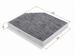 Фильтр салона AUDI Q5 08-/A4 07-/A5 07-/RS4 13- угольный