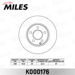 K000176 Диск тормозной MERCEDES W204 180-200 07- передний