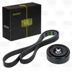 Ремкомплект привода для а/м Hyundai Solaris (17-) 1.4i/1.6i (6PK1256+ролик) (GD 1201)