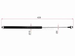 Амортизатор капота BMW 3-Series 90-00 (Справа=Слева)