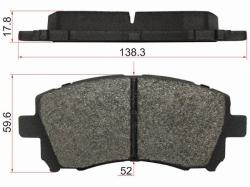 Колодки тормозные (Спереди) Nissan Terrano 14-22 / Subaru Forester 97-02 / Impreza 92-07 / Legacy 93