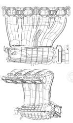 Коллектор впускной для а/м Nissan Qashqai (06-)/X-Trail (07-) 2.0i [MR20DE] (LIM 1401)