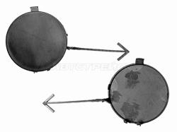 Заглушка под крюк Hyundai Santa Fe 18-21 (Спереди)