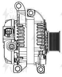 Генератор для а/м Lexus LX (07-) 5.7i/Toyota Land Cruiser 200 (10-) 4.6i 150A (LG 1952)