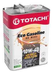 Масло моторное 10W40 TOTACHI 4л полусинтетика Eco Gasoline SN/CF ACEA A3/B4 10904