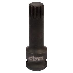 AIRLINE ATAS039 Головка ударная торцевая 1/2&quot; DR внешний SPLINE M18 L=78 мм