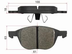 Колодки тормозные (Спереди) Ford Focus 04- / Kuga 08-19