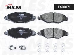 E400171 Колодки тормозные PEUGEOT 206/206SW 01>(-ABS) передние LowMetallic