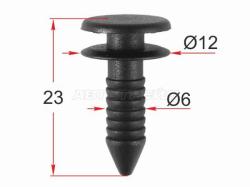 Клипса крепежная LAND ROVER/FORD (1 шт.)