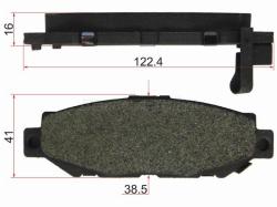 Колодки тормозные (Сзади) Toyota Crown 91-99 / Hiace 96-10 / Mark II (X100) 96-00 / Lexus GS 93-97 /