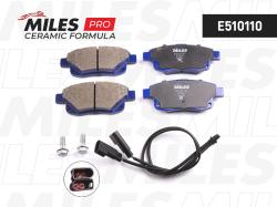 Колодки тормозные FORD TRANSIT 06- задние с датчиком (без пластин) Ceramic E510110