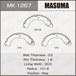 Колодки барабанные MK-1267