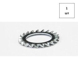 Шайба стопор. 4,3 DIN 6797A А2 1шт FORTLUFT sts030567